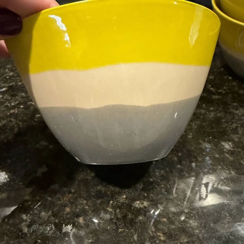 Crate and Barrel Myro  6” Soup or Cereal Bowls